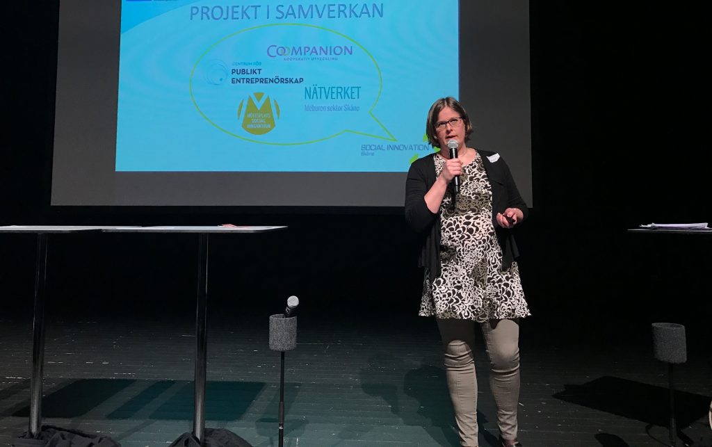 Maria Kullberg presenterar Social Innovation Skåne